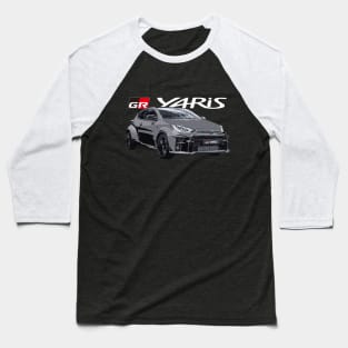 GR YARIS BLACK Baseball T-Shirt